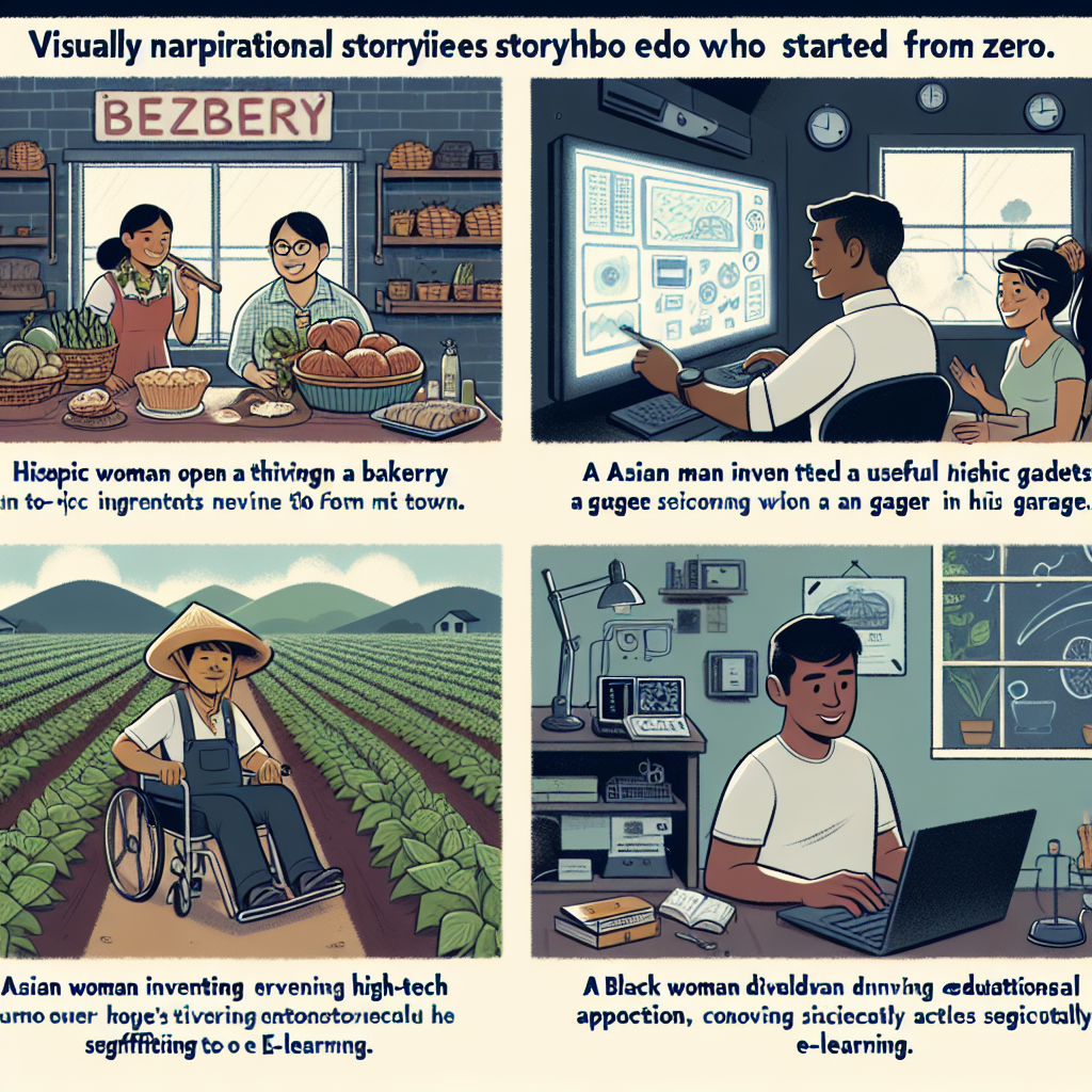 Historias inspiradoras de emprendedores que empezaron desde cero